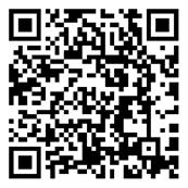 A qr code with a few black squaresDescription automatically generated